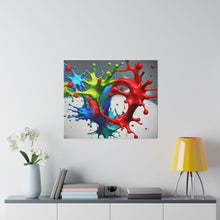 Load image into Gallery viewer, Splash colors Matte Canvas, Stretched
