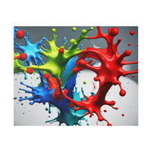 Load image into Gallery viewer, Splash colors Matte Canvas, Stretched