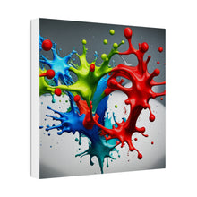 Load image into Gallery viewer, Splash colors Matte Canvas, Stretched