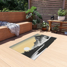 Load image into Gallery viewer, Cool Mountain Scene Outdoor Rug