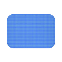 Load image into Gallery viewer, Blue Pattern Bath Mat