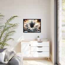 Load image into Gallery viewer, Unique Matte Canvas In Black Frame