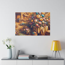 Load image into Gallery viewer, Floral Scene Matte Canvas