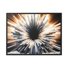 Load image into Gallery viewer, Unique Matte Canvas In Black Frame