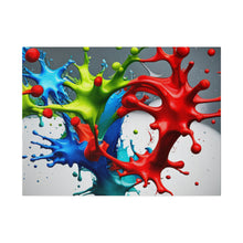 Load image into Gallery viewer, Splash colors Matte Canvas, Stretched