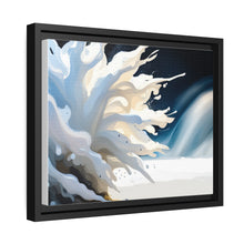 Load image into Gallery viewer, Unique White Matte Canvas, Black Frame