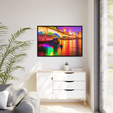 Load image into Gallery viewer, Beautiful City Matte Canvas, Black Frame