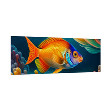 Load image into Gallery viewer, Colorful Fish Matte Canvas, Stretched, 0.75"