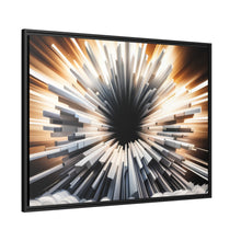 Load image into Gallery viewer, Unique Matte Canvas In Black Frame