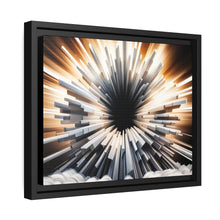 Load image into Gallery viewer, Unique Matte Canvas In Black Frame
