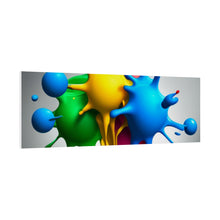 Load image into Gallery viewer, Colors Dripping Matte Canvas