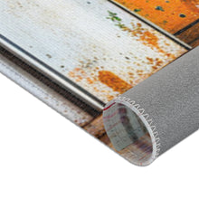 Load image into Gallery viewer, Area Rug Teal and Orange