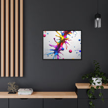 Load image into Gallery viewer, Unique Colorful Art Matte Canvas, Black Frame