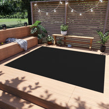 Load image into Gallery viewer, Black Outdoor Rug