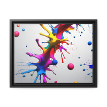 Load image into Gallery viewer, Unique Colorful Art Matte Canvas, Black Frame
