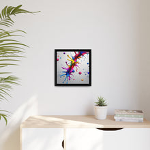 Load image into Gallery viewer, Unique Colorful Art Matte Canvas, Black Frame
