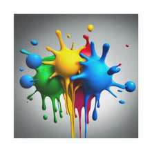 Load image into Gallery viewer, Colors Dripping Matte Canvas