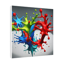 Load image into Gallery viewer, Splash colors Matte Canvas, Stretched