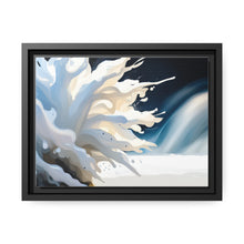 Load image into Gallery viewer, Unique White Matte Canvas, Black Frame
