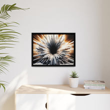 Load image into Gallery viewer, Unique Matte Canvas In Black Frame