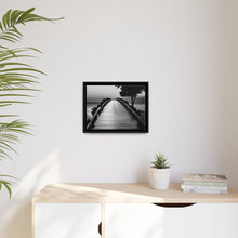 Load image into Gallery viewer, Bridge Matte Canvas, Black Frame