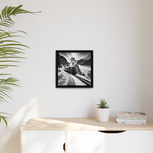 Load image into Gallery viewer, Train Matte Canvas, Black Frame