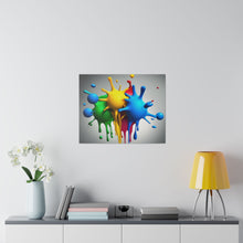 Load image into Gallery viewer, Colors Dripping Matte Canvas