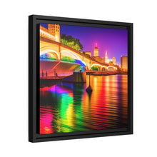 Load image into Gallery viewer, Beautiful City Matte Canvas, Black Frame