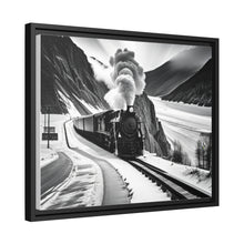 Load image into Gallery viewer, Train Matte Canvas, Black Frame