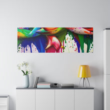 Load image into Gallery viewer, Dripping Art Matte Canvas, Stretched, 0.75"