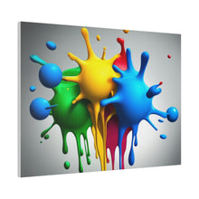 Load image into Gallery viewer, Colors Dripping Matte Canvas
