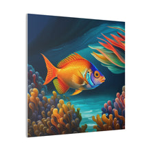 Load image into Gallery viewer, Colorful Fish Matte Canvas, Stretched, 0.75"