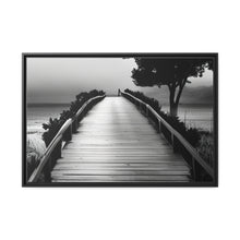 Load image into Gallery viewer, Bridge Matte Canvas, Black Frame