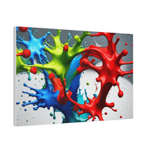 Load image into Gallery viewer, Splash colors Matte Canvas, Stretched