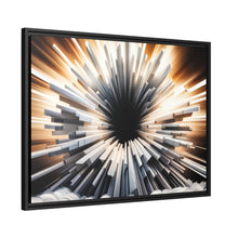 Load image into Gallery viewer, Unique Matte Canvas In Black Frame