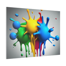 Load image into Gallery viewer, Colors Dripping Matte Canvas