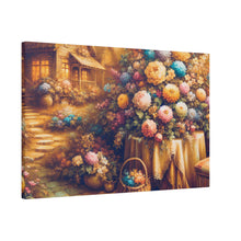 Load image into Gallery viewer, Floral Scene Matte Canvas