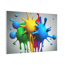 Load image into Gallery viewer, Colors Dripping Matte Canvas