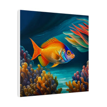 Load image into Gallery viewer, Colorful Fish Matte Canvas, Stretched, 0.75"