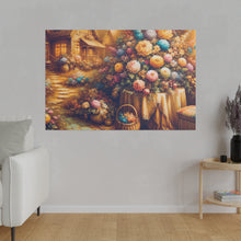 Load image into Gallery viewer, Floral Scene Matte Canvas