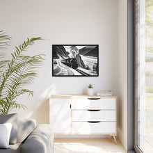 Load image into Gallery viewer, Train Matte Canvas, Black Frame