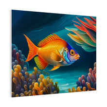 Load image into Gallery viewer, Colorful Fish Matte Canvas, Stretched, 0.75"