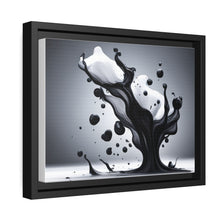 Load image into Gallery viewer, Black/White Matte Canvas, Black Frame