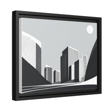 Load image into Gallery viewer, City Matte Canvas, Black Frame
