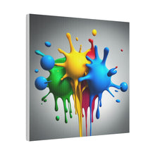 Load image into Gallery viewer, Colors Dripping Matte Canvas