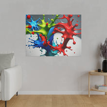 Load image into Gallery viewer, Splash colors Matte Canvas, Stretched