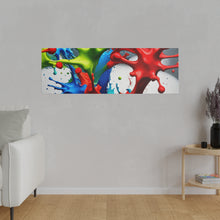 Load image into Gallery viewer, Splash colors Matte Canvas, Stretched