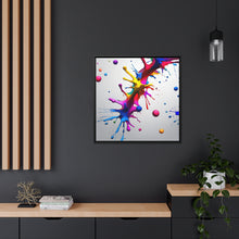 Load image into Gallery viewer, Unique Colorful Art Matte Canvas, Black Frame
