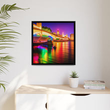 Load image into Gallery viewer, Beautiful City Matte Canvas, Black Frame