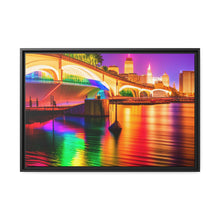 Load image into Gallery viewer, Beautiful City Matte Canvas, Black Frame